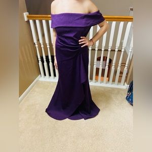 Purple dress